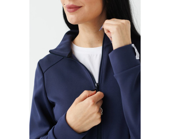 Зображення 3 Медична кофта жіноча Грейс темно-синя р. S, "БІЛИЙ ХАЛАТ" 455-406-923, Розмір: S, Цвет: темно синій