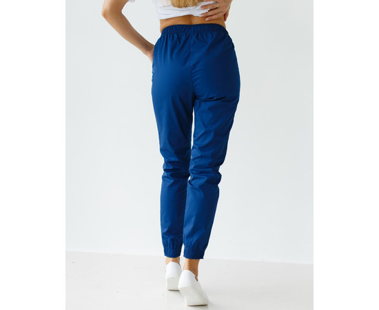 Изображение 2 Медицинские штаны женские джоггеры сапфир р. 54, "БЕЛЫЙ ХАЛАТ" 303-360-730, Размер: 54, Цвет: сапфир