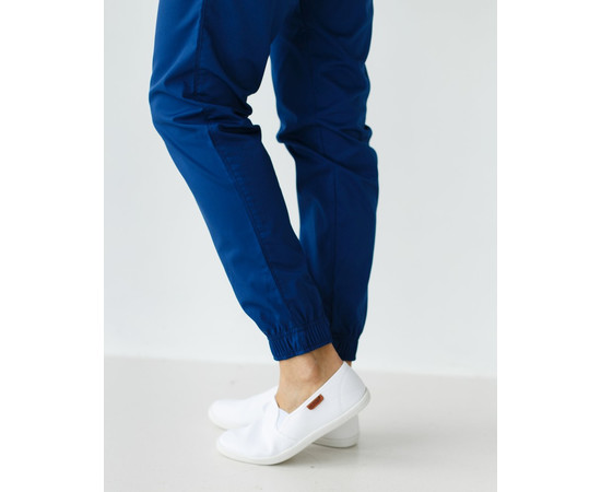 Изображение 3 Медицинские штаны женские джоггеры сапфир р. 54, "БЕЛЫЙ ХАЛАТ" 303-360-730, Размер: 54, Цвет: сапфир