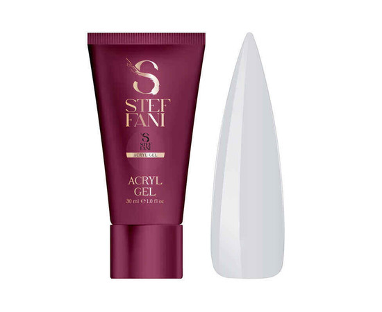 Зображення  Акрил-гель Steffani Acryl Gel №01 Clear прозорий, 30 мл, Об'єм (мл, г): 30, Колір: 01