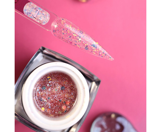 Зображення 2 База Steffani Glitter Base №01, 10 мл, Об'єм (мл, г): 10, Колір: 01