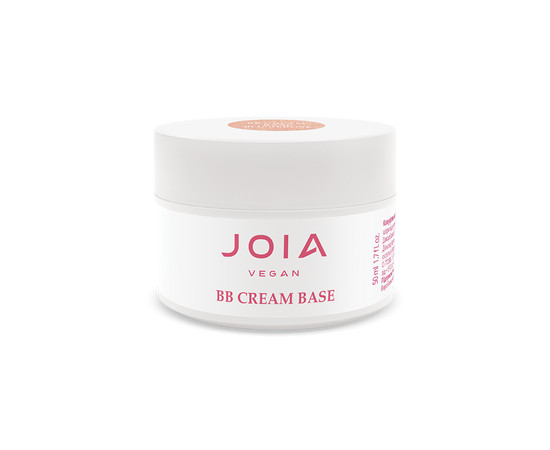 Зображення 2 Камуфлююча база JOIA vegan BB cream base Blush Rose, 50 мл, Об'єм (мл, г): 50, Колір: Blush Rose