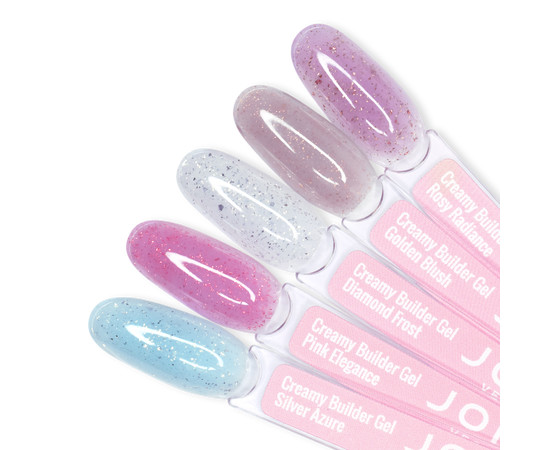 Зображення 4 Моделюючий гель JOIA vegan Creamy Builder Gel Silver Azure, 15 мл, Об'єм (мл, г): 15, Колір: Silver Azure