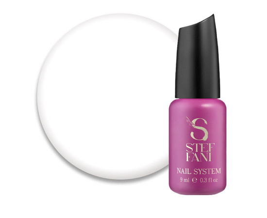 Изображение  Топ для гель-лака без липкого слоя Steffani Top Milk Non Wipe молочный, 9 мл, Объем (мл, г): 9