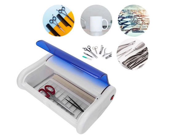 Зображення 4 Стерилізатор ультрафіолетовий UV Sterilizer 6 Вт, 215*310*100 мм, біло-синій