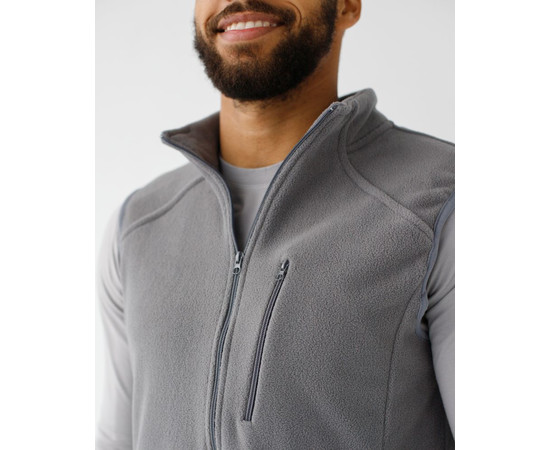 Зображення 3 Медичний флісовий жилет Канада сіра (унісекс) р. 52-54, "БІЛИЙ ХАЛАТ" 366-328-842, Розмір: 52-54, Цвет: сірий