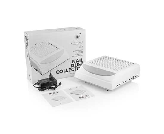 Изображение 2 Вытяжка для маникюра Bucos Cyclone V2 с НЕРА-фильтром, 100 Вт, белый