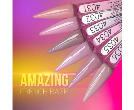 Зображення 2 База Moon Full Amazing French Base №4033, 12 мл, Об'єм (мл, г): 12, Колір: 4033