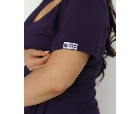 Зображення 6 Медичний костюм жіночий Ріо фіолетовий +SIZE р. 56, "БІЛИЙ ХАЛАТ" 346-335-704, Розмір: 56, Цвет: фиолетовый