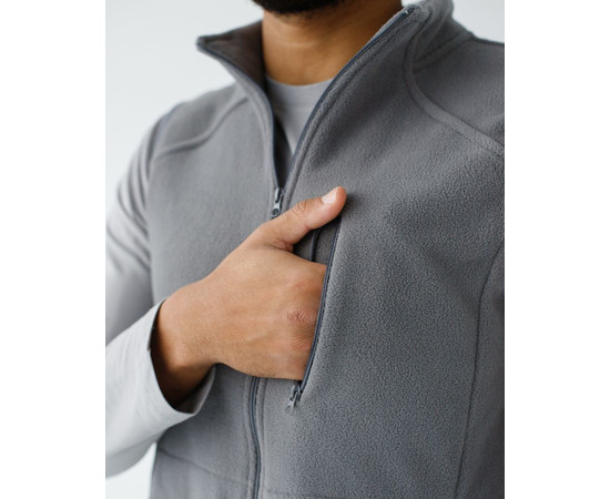 Зображення 4 Медичний флісовий жилет Канада сіра (унісекс) р. 52-54, "БІЛИЙ ХАЛАТ" 366-328-842, Розмір: 52-54, Цвет: сірий