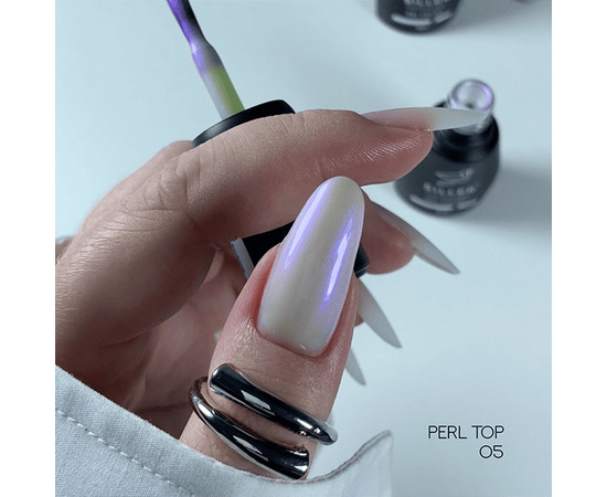 Зображення 2 Топ для гель-лака Siller Perl №05, 8 мл, Об'єм (мл, г): 8, Колір: 05