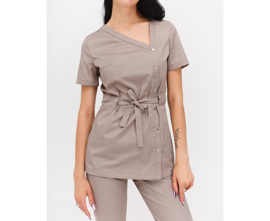 Зображення 6 Медичний костюм жіночий Наомі мокко р. 42, "БІЛИЙ ХАЛАТ" 331-421-679, Розмір: 42, Цвет: моко