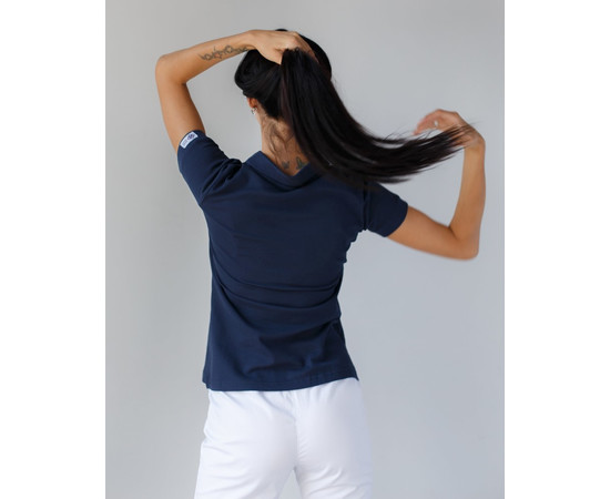 Зображення 2 Медичне поло жіноче синє р. 3XL, "БІЛИЙ ХАЛАТ" 147-322-677, Розмір: 3XL, Цвет: синий