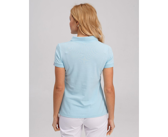 Зображення 2 Медичне поло жіноче блакитне р. L, "БІЛИЙ ХАЛАТ" 147-333-677, Розмір: L, Цвет: блакитний