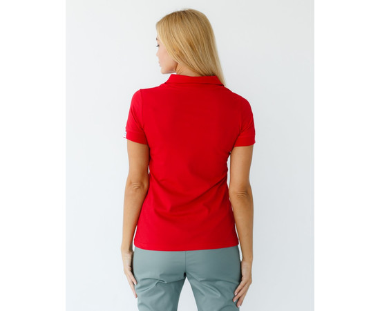 Зображення 2 Медичне поло жіноче червоне р. L, "БІЛИЙ ХАЛАТ" 147-434-677, Розмір: L, Цвет: червоний