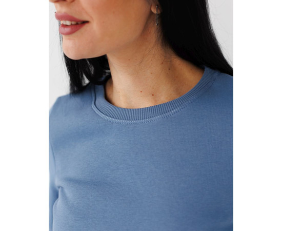 Зображення 3 Медичний утеплений світшот жіночий Аляска блакитний-сірий р. S, "БІЛИЙ ХАЛАТ" 364-458-842, Розмір: S, Цвет: блакитний-сірий