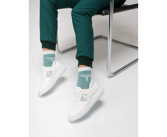 Зображення 3 Взуття медичне кросівки з відкритою п'ятою White PU підошва р. 39, "БІЛИЙ ХАЛАТ" 347-324-731, Розмір: 39, Цвет: білий