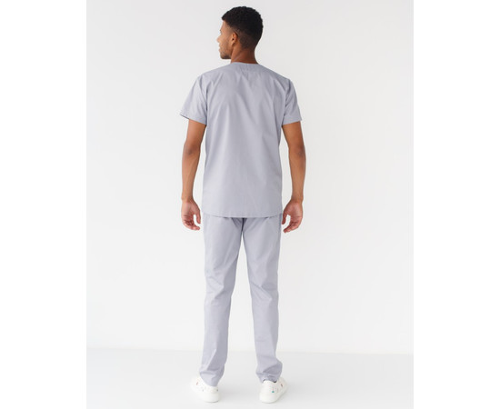 Зображення 3 Медичний костюм чоловічий Мілан сірий р. 48, "БІЛИЙ ХАЛАТ" 134-328-708, Розмір: 48, Цвет: сірий