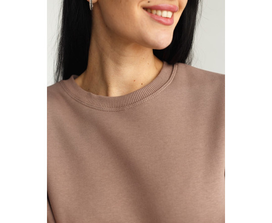 Изображение 3 Медицинский утепленный свитшот женский Аляска темно-бежевый р. 2XL, "БЕЛЫЙ ХАЛАТ" 364-435-842, Размер: 2XL, Цвет: темно-бежевый