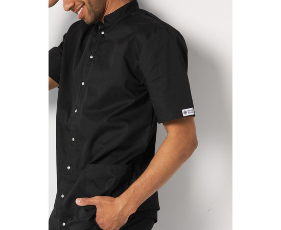 Зображення 4 Медичний костюм чоловічий Лондон чорний-білий р. 46, "БІЛИЙ ХАЛАТ" 133-362-679, Розмір: 46, Цвет: чорний білий