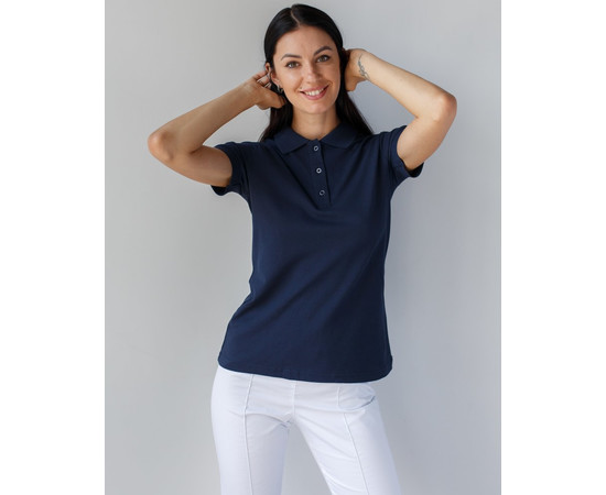 Зображення 5 Медичне поло жіноче синє р. 3XL, "БІЛИЙ ХАЛАТ" 147-322-677, Розмір: 3XL, Цвет: синий