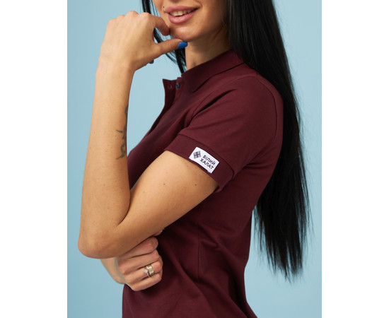 Зображення 5 Медичне поло жіноче вишневе р. M, "БІЛИЙ ХАЛАТ" 147-416-677, Розмір: M, Цвет: вишневий