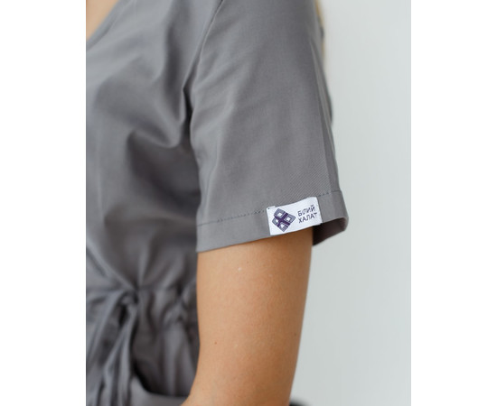 Зображення 5 Медичний костюм жіночий Ріо сірий р. 48, "БІЛИЙ ХАЛАТ" 135-328-707, Розмір: 48, Цвет: сірий