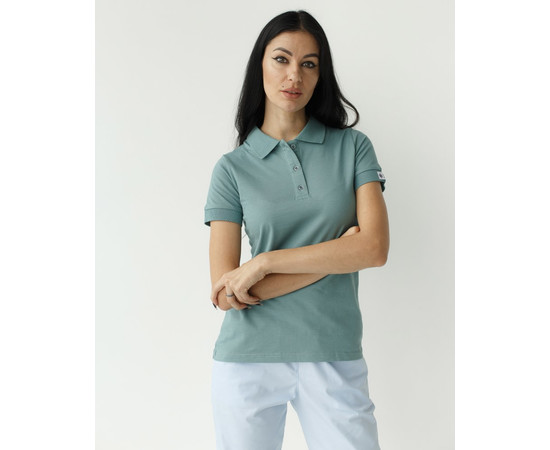 Зображення 5 Медичне поло жіноче блакитно-сіре р. M, "БІЛИЙ ХАЛАТ" 147-428-677, Розмір: M, Цвет: блакитно-сірий