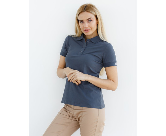 Зображення 5 Медичне поло жіноче темно-сіре р. L, "БІЛИЙ ХАЛАТ" 147-408-677, Розмір: L, Цвет: темно-сірий