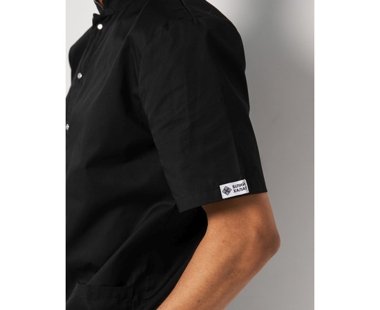 Изображение 6 Медицинский костюм мужской Лондон черный-белый р. 52, "БЕЛЫЙ ХАЛАТ" 133-362-679, Размер: 52, Цвет: черный-белый