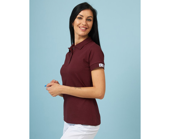 Зображення 6 Медичне поло жіноче вишневе р. XL, "БІЛИЙ ХАЛАТ" 147-416-677, Розмір: XL, Цвет: вишневий