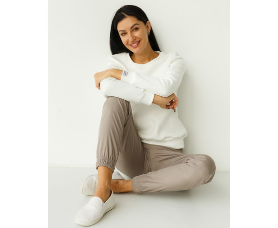 Зображення 8 Медичний утеплений світшот жіночий Аляска молочний р. M, "БІЛИЙ ХАЛАТ" 364-370-842, Розмір: M, Цвет: молочний