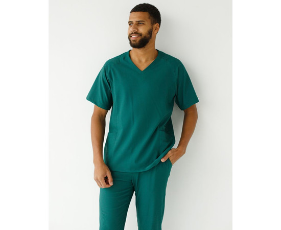 Зображення 3 Медичний костюм чоловічий Арізона зелений р. 46, "БІЛИЙ ХАЛАТ" 482-350-924, Розмір: 46, Цвет: зелений