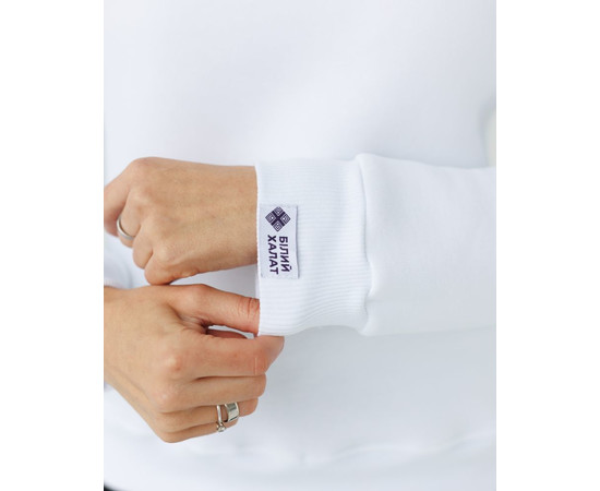 Зображення 4 Медичний утеплений світшот жіночий Онтаріо білий р. 3XL, "БІЛИЙ ХАЛАТ" 473-324-842, Розмір: 3XL, Цвет: білий