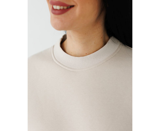 Зображення 3 Медичний утеплений світшот жіночий Онтаріо світло-бежевий р. 3XL, "БІЛИЙ ХАЛАТ" 473-494-730, Розмір: 3XL, Цвет: Світло-бежевий