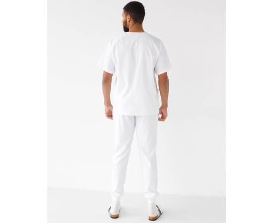 Зображення 2 Медичний костюм чоловічий Арізона білий р. 48, "БІЛИЙ ХАЛАТ" 482-324-924, Розмір: 48, Цвет: білий