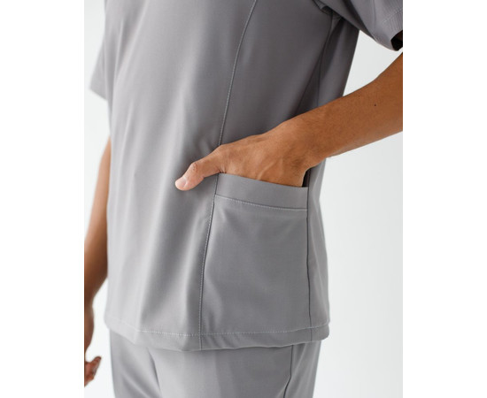 Зображення 5 Медичний костюм чоловічий Арізона сірий р. 46, "БІЛИЙ ХАЛАТ" 482-328-924, Розмір: 46, Цвет: сірий