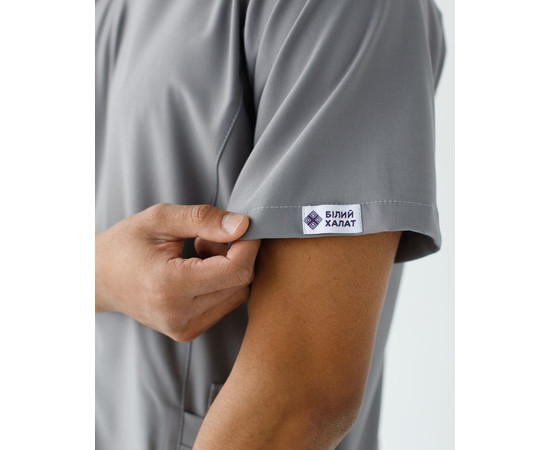 Изображение 6 Медицинский костюм мужской Аризона серый р. 56, "БЕЛЫЙ ХАЛАТ" 482-328-924, Размер: 56, Цвет: серый