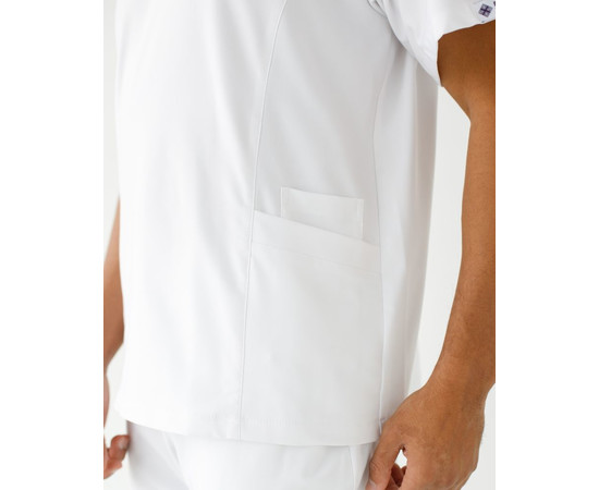 Зображення 5 Медичний костюм чоловічий Арізона білий р. 52, "БІЛИЙ ХАЛАТ" 482-324-924, Розмір: 52, Цвет: білий