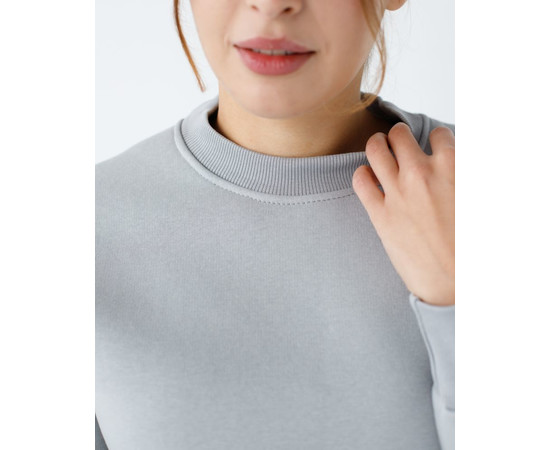 Зображення 3 Медичний утеплений світшот жіночий Онтаріо сірий р. 3XL, "БІЛИЙ ХАЛАТ" 473-328-842, Розмір: 3XL, Цвет: сірий