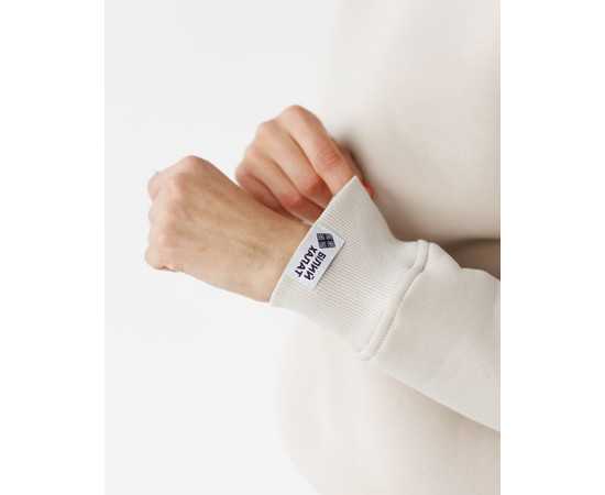 Зображення 5 Медичний утеплений світшот жіночий Онтаріо світло-бежевий р. 2XL, "БІЛИЙ ХАЛАТ" 473-494-730, Розмір: 2XL, Цвет: Світло-бежевий