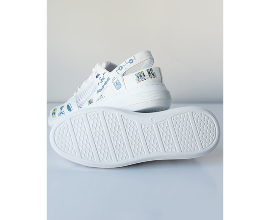 Зображення 4 Взуття медичне кросівки з відкритою п'ятою Laboratory PU підошва р. 37, "БІЛИЙ ХАЛАТ" 347-324-590, Розмір: 37, Цвет: laboratory