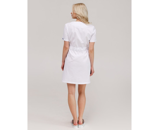 Изображение 2 Медицинская туника женская Наоми белая р. 44, "БЕЛЫЙ ХАЛАТ" 151-324-679, Размер: 44, Цвет: белый
