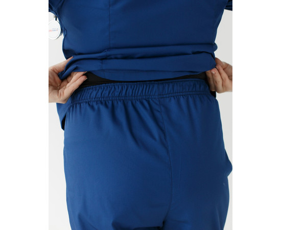 Зображення 4 Штани медичні жіночі сапфір +SIZE р. 58, "БІЛИЙ ХАЛАТ" 163-360-755, Розмір: 58, Цвет: сапфір