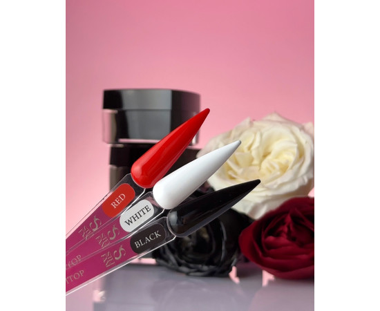 Зображення 2 Топ кольоровий без липкого шару Steffani Top Color Red, 9 мл, Об'єм (мл, г): 9, Колір: Red