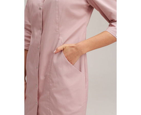 Изображение 3 Медицинский халат женский Элизабет лиловый р. 48, "БЕЛЫЙ ХАЛАТ" 416-401-679, Размер: 48, Цвет: лиловый