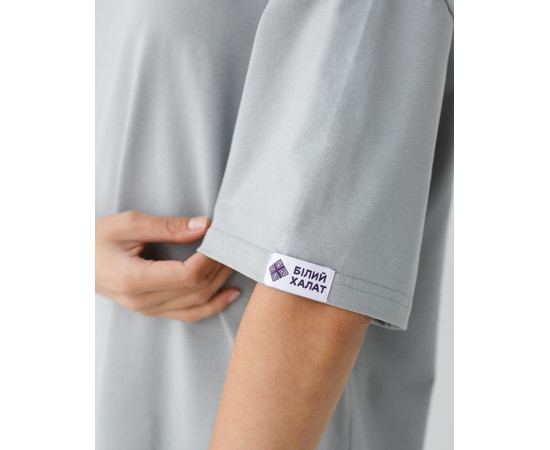 Зображення 7 Медична футболка унісекс світло-серій р. 2XL, "БІЛИЙ ХАЛАТ" 453-419-922, Розмір: 2XL, Цвет: світло сірий