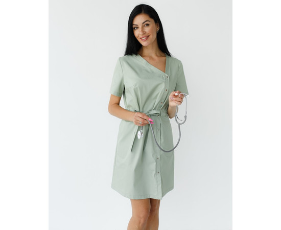 Зображення 8 Медична туніка жіноча Наомі фісташкова р. 42, "БІЛИЙ ХАЛАТ" 151-396-679, Розмір: 42, Цвет: фісташковий