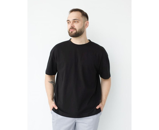 Изображение 3 Медицинская футболка унисекс черная р. 2XL, "БЕЛЫЙ ХАЛАТ" 453-321-730, Размер: 2XL, Цвет: черный