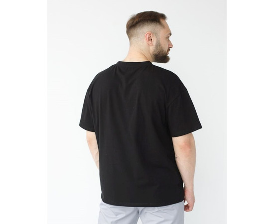 Изображение 5 Медицинская футболка унисекс черная р. 2XL, "БЕЛЫЙ ХАЛАТ" 453-321-730, Размер: 2XL, Цвет: черный